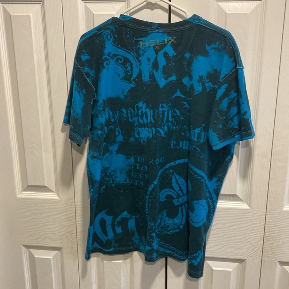 Helix Cross Wing Grunge Cyber Y2K Style T-Shirt - Picture 6 of 6